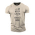 Men's Keep Calm and Trust in God Cotton T-Shirt