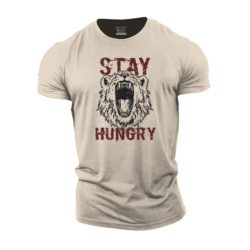 Men's Stay Hungry Cotton T-Shirt