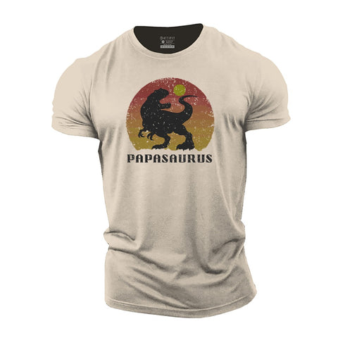Men's Papasaurus Cotton T-Shirt