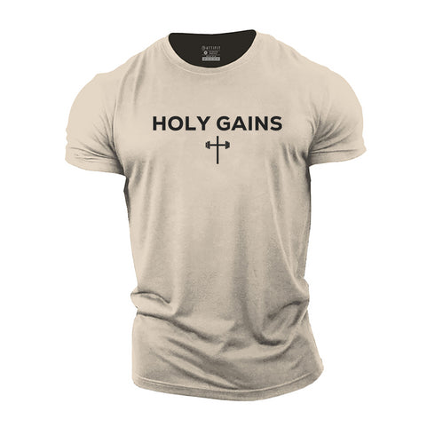 Men's Holy Gains Cotton T-Shirt