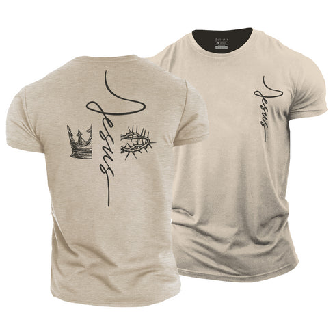 Men's Jesus Is King Cotton T-Shirt