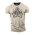 Men's Viking Rune Octopus Cotton T-Shirt