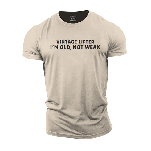 Men's I'm Old, Not Weak Cotton T-Shirt