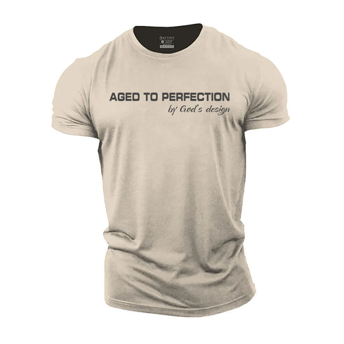 Men's Aged to Perfection by God's Design Cotton T-Shirt