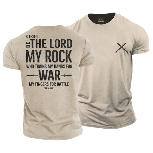 Men's Blessed Be The Lord Cotton T-Shirt