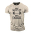 Men's Make Muscles Not Excuses Cotton T-Shirt