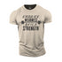 Men's Embrace Weakness Build Strength Cotton T-Shirt