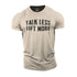 Men's Talk Less Lift More Cotton T-Shirt