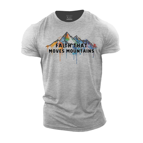 Men's Faith That Move Mountains Cotton T-Shirt