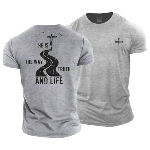 Men's Way Truth and Life Cotton T-Shirt