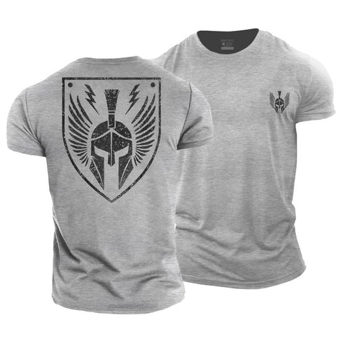 Men's Warrior Shield Cotton T-Shirt