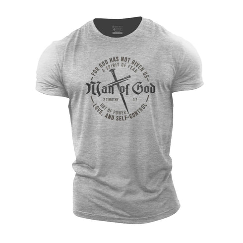 Men's Man of God Cotton T-Shirt