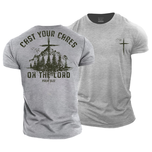 Men's Cast Your Cares on The Lord Cotton T-Shirt