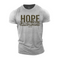 Men's For All My Hope Is in Him Cotton T-Shirt