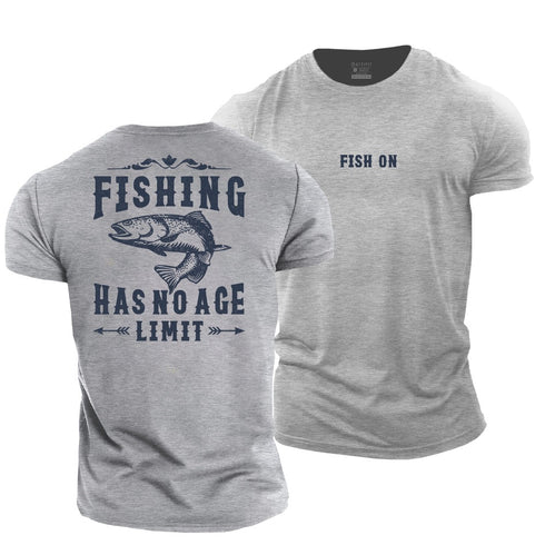 Men's Fishing Has No Age Limit Cotton T-Shirt