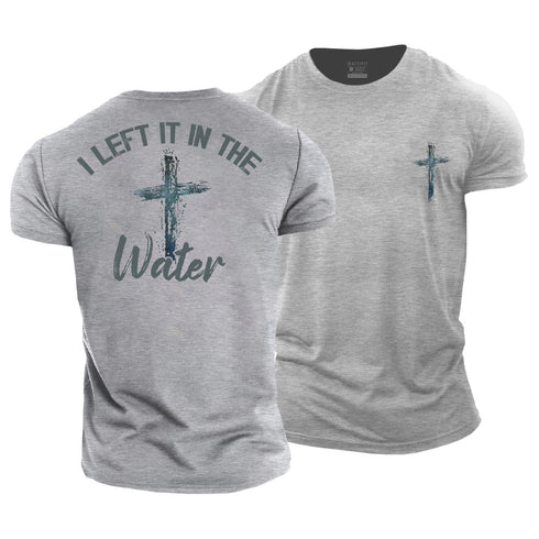 Men's I Left It in The Water Cotton T-Shirt