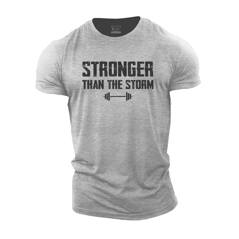Men's Stronger Than The Storm Cotton T-Shirt