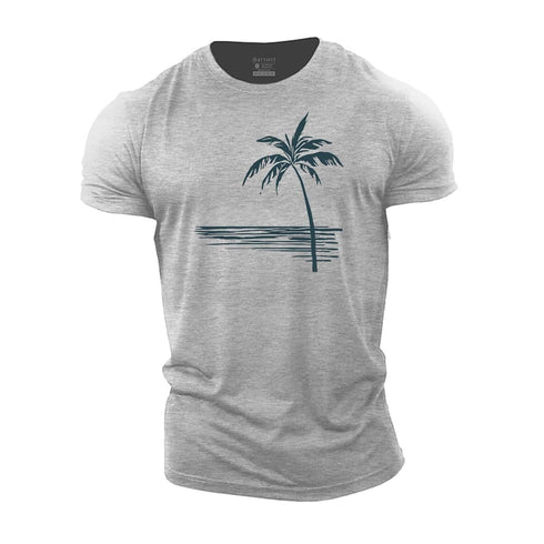 Men's Palm Horizon Cotton T-Shirt