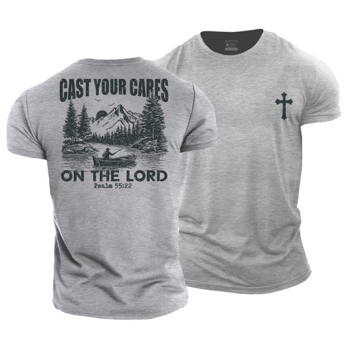 Men's Cast Your Cares on The Lord Cotton T-Shirt