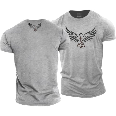 Men's Eagle Jesus Cotton T-Shirt