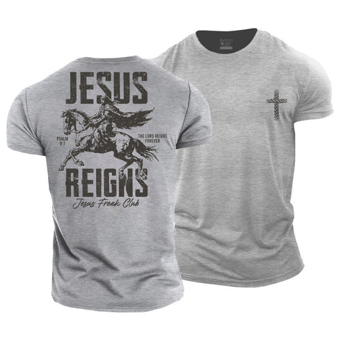 Men's Jesus Reigns Cotton T-Shirt