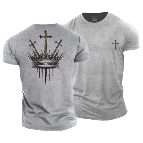 Men's Cross Crown Cotton T-Shirt