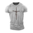 Men's Jesus Cross Cotton T-Shirt