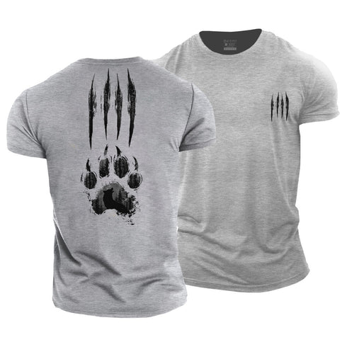 Men's Wolf Claw Landscape Cotton T-Shirt