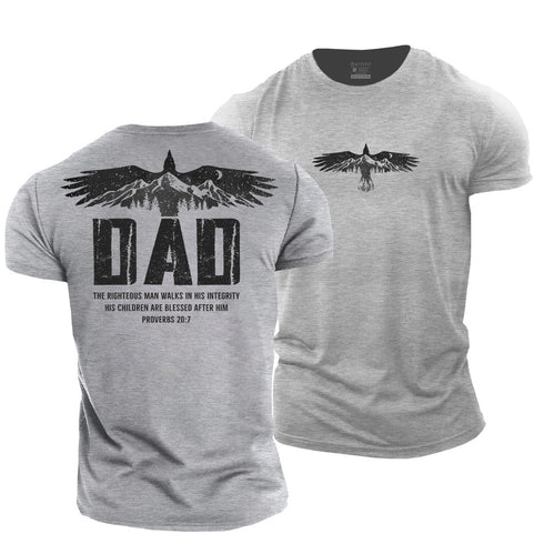 Men's Dad: Built on Integrity Cotton T-Shirt