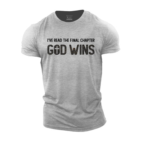 Men's God Wins Cotton T-Shirt