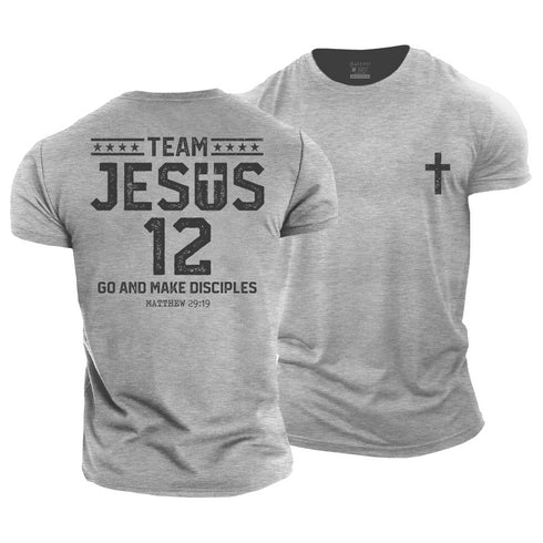 Men's Team Jesus 12 Cotton T-Shirt
