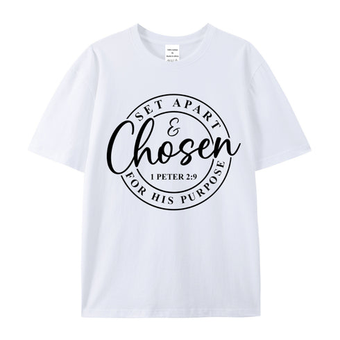 Unisex Set Apart And Chosen For His Purpose Cotton T-Shirt