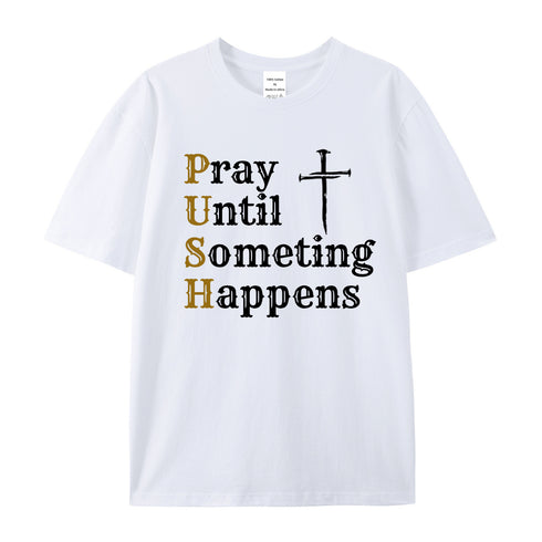 Unisex Pray Cotton T-Shirt