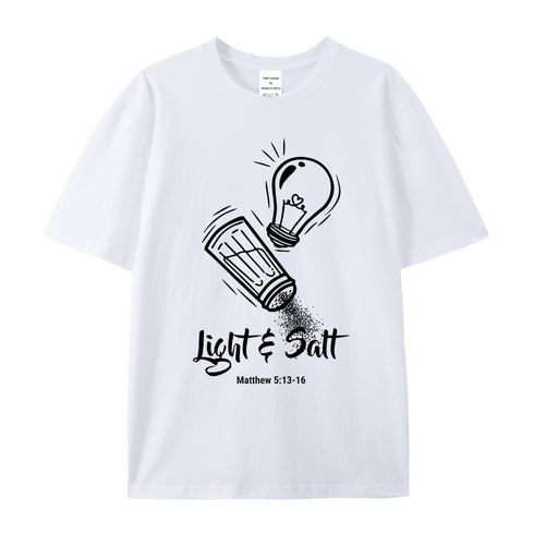 Unisex Light And Salt Cotton T-Shirt
