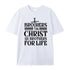 Unisex Brothers In Christ Cotton T-Shirt