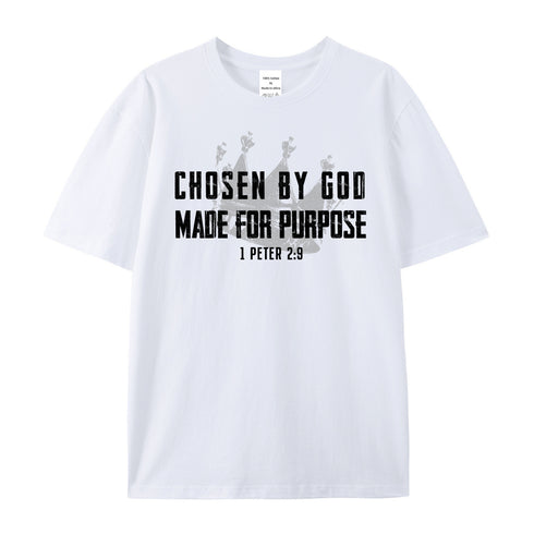 Unisex Chosen By God Made For Purpose Cotton T-Shirt