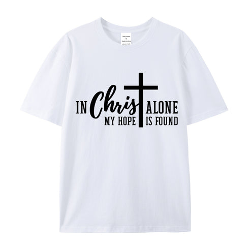 Unisex My Hope Is Found In Christ Alone Cotton T-Shirt