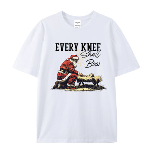 Unisex Every Knee Shall Bow Cotton T-Shirt