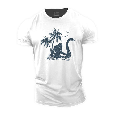 Men's Sasquatch Summer Cotton T-Shirt