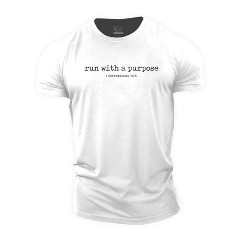Men's Run with A Purpose Cotton T-Shirt