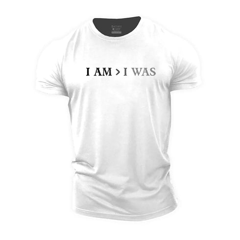Men's I Am > I Was Cotton T-Shirt