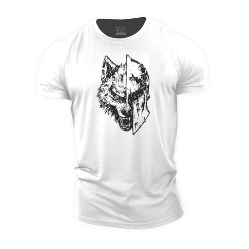 Men's Wolf Warrior Cotton T-Shirt