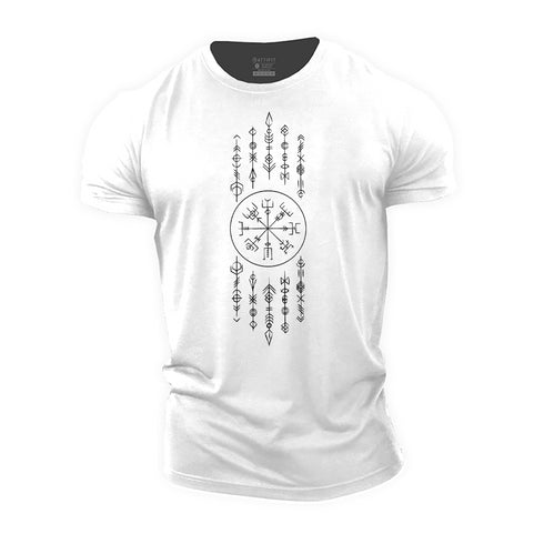 Men's Viking Compass Cotton T-Shirt