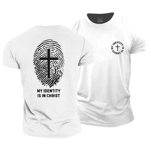 Men's My Identity Is In Christ Cotton T-Shirt