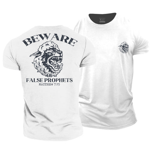 Men's Beware of False Prophets Cotton T-Shirt