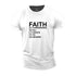 Men's Faith Meaning Cotton T-Shirt