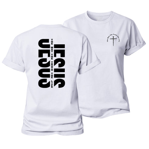 Women's Jesus The Way The Truth The Life Cotton T-Shirt