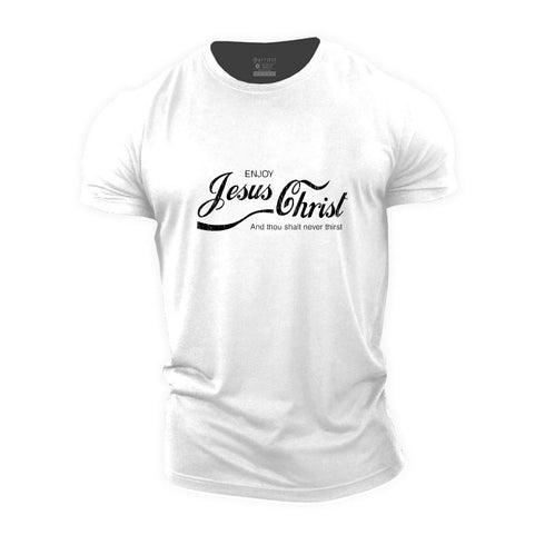 Men's Enjoy Jesus Christ Cotton T-Shirt
