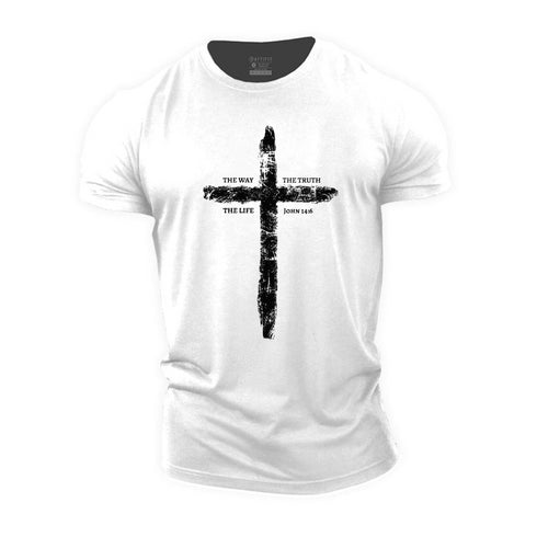 Men's The Way The Truth The Life Cotton T-Shirt