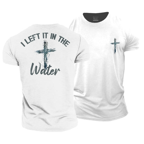 Men's I Left It in The Water Cotton T-Shirt